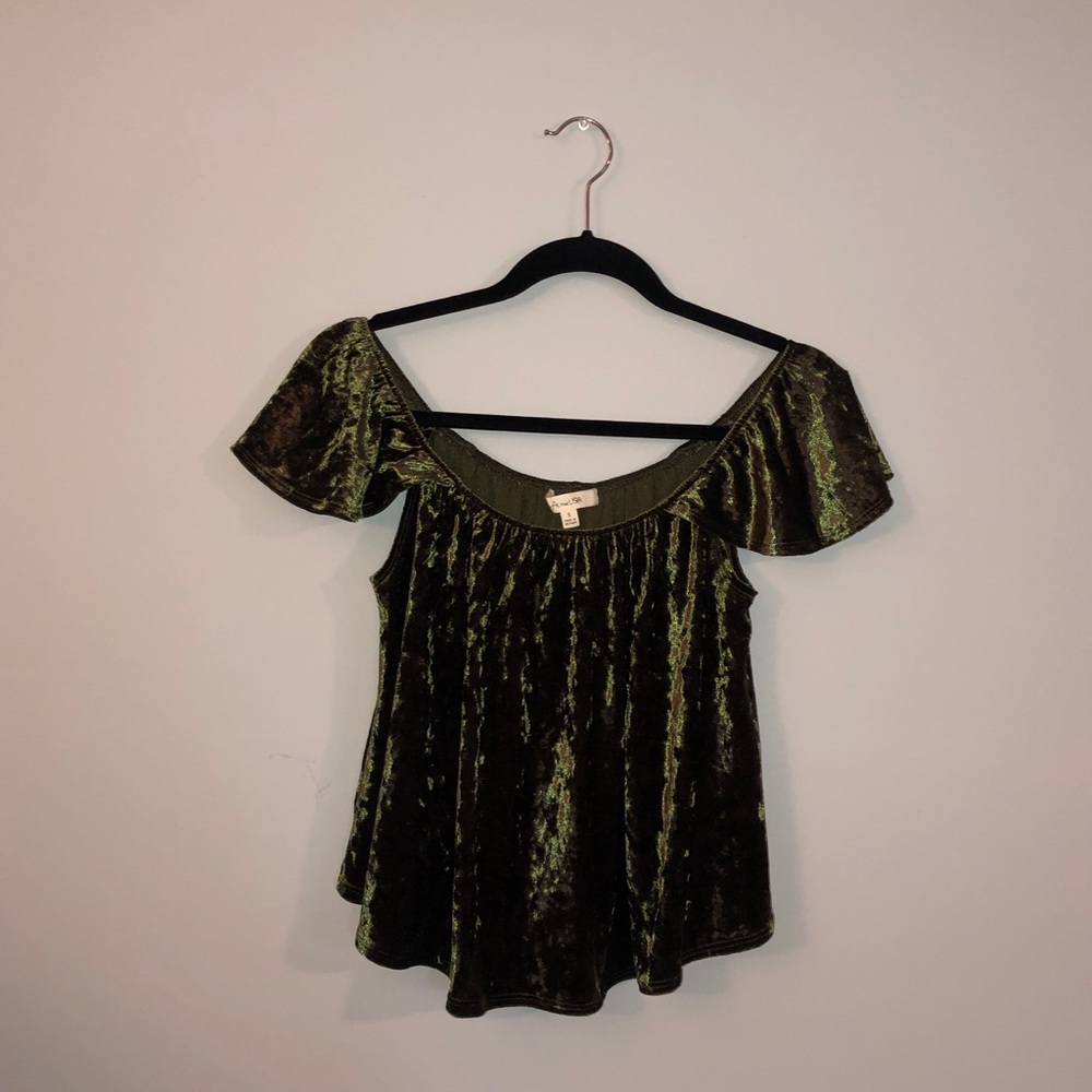 Active USA - Off the Shoulder Babydoll Top